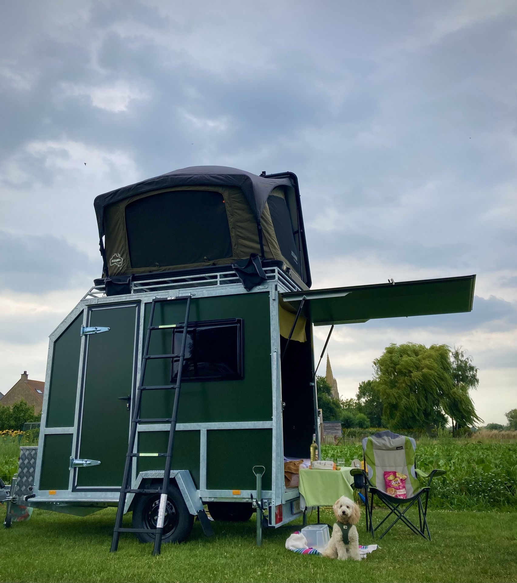 opstelling van de GO FLEXTRAILER