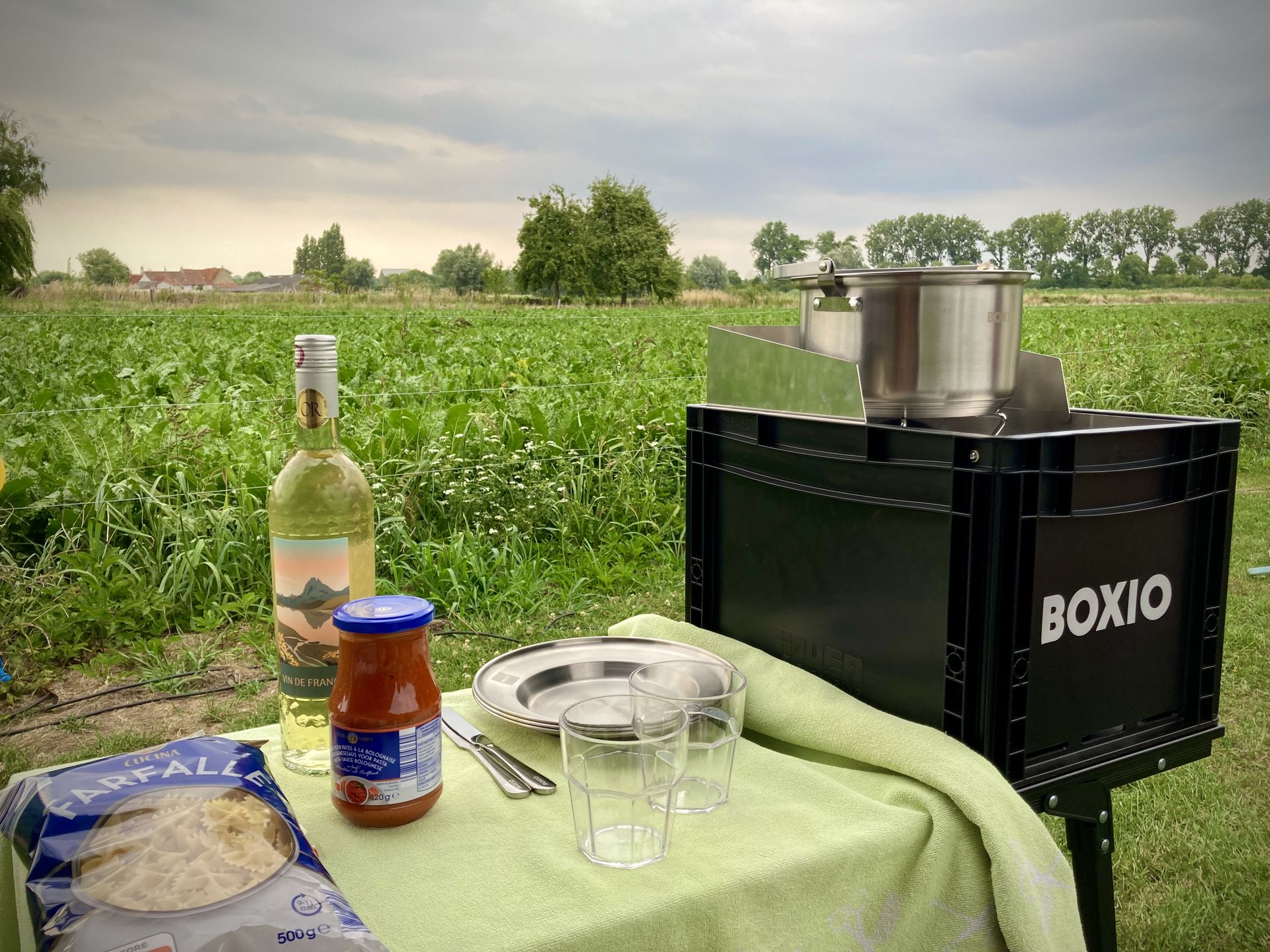 roxio opstelling op het platteland